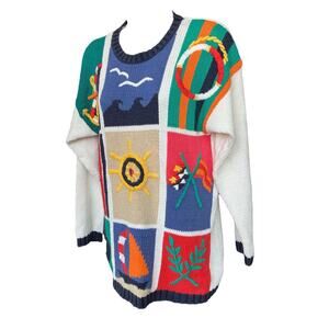 Vintage nautical 90s sweater